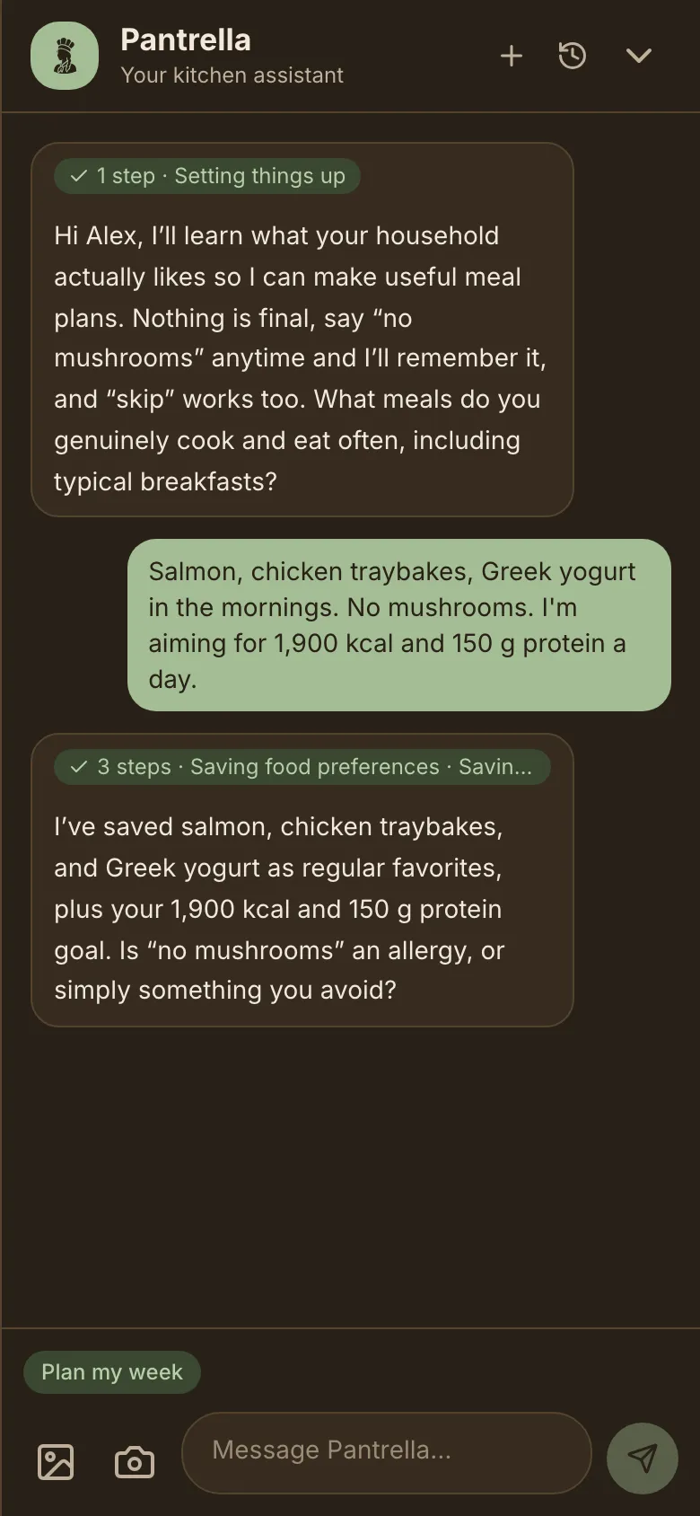 Tell it how you eat